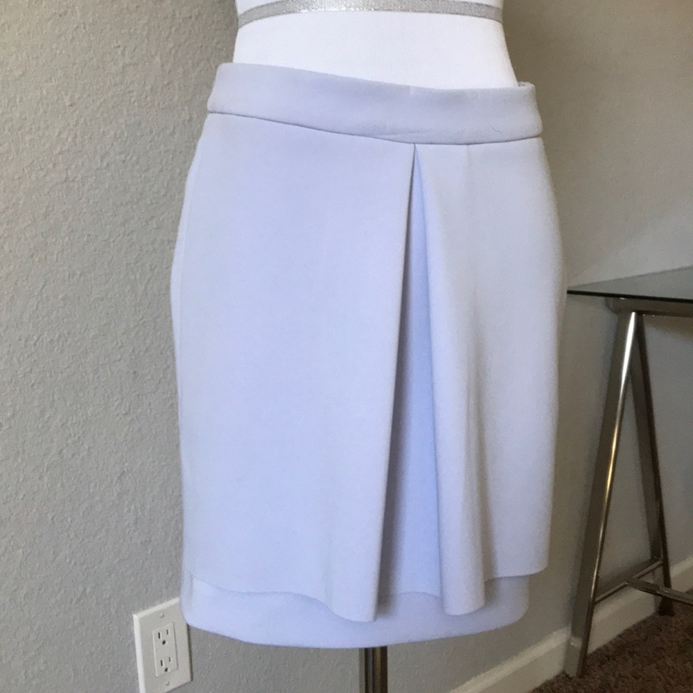 Pleated mini skirt